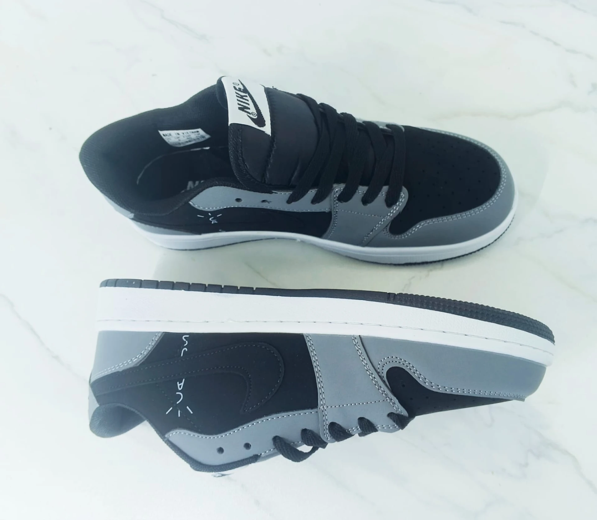 Nike Travis Scott x Air Jordan 1 Low Black Grey