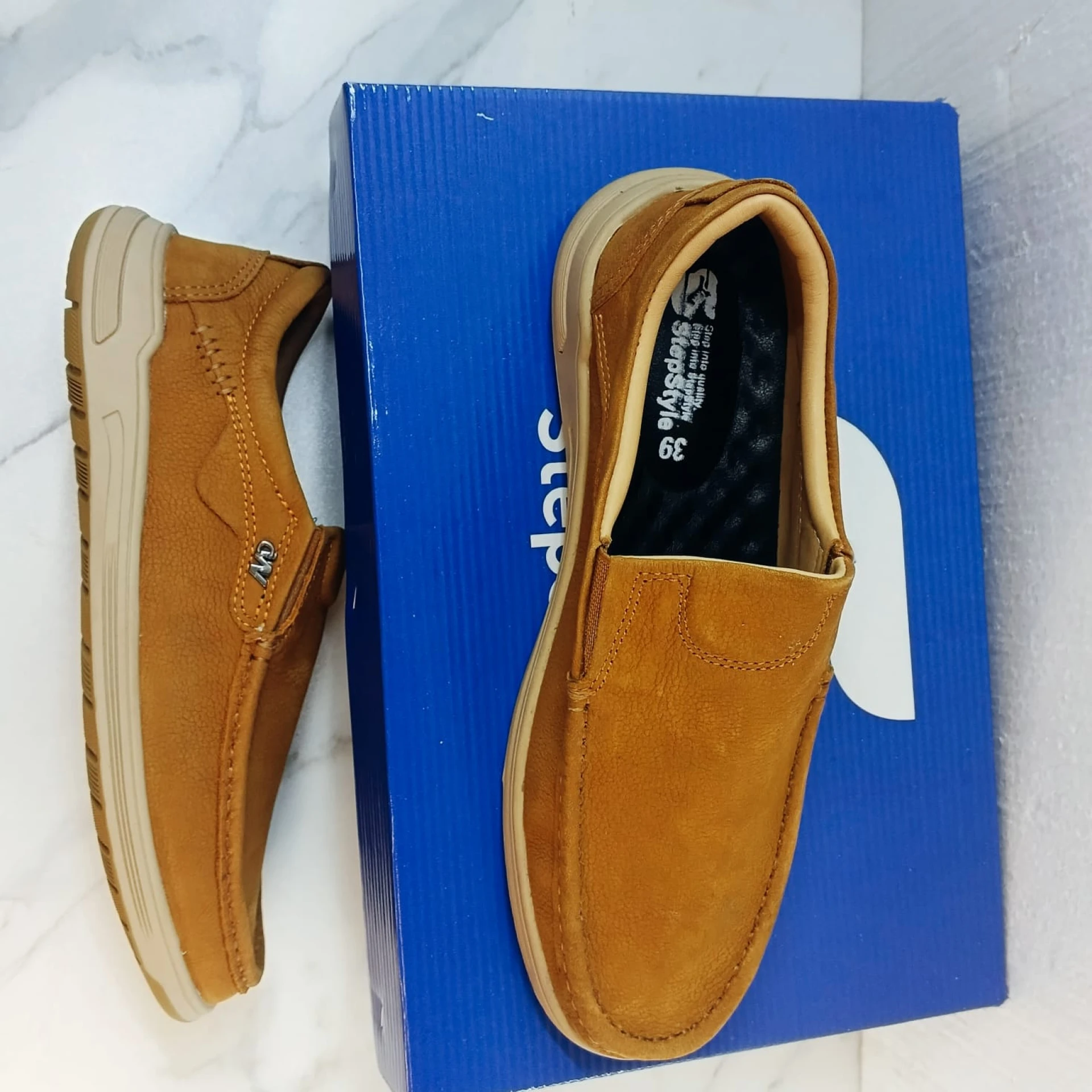 StepStyle Casual Loffer-1 Brown