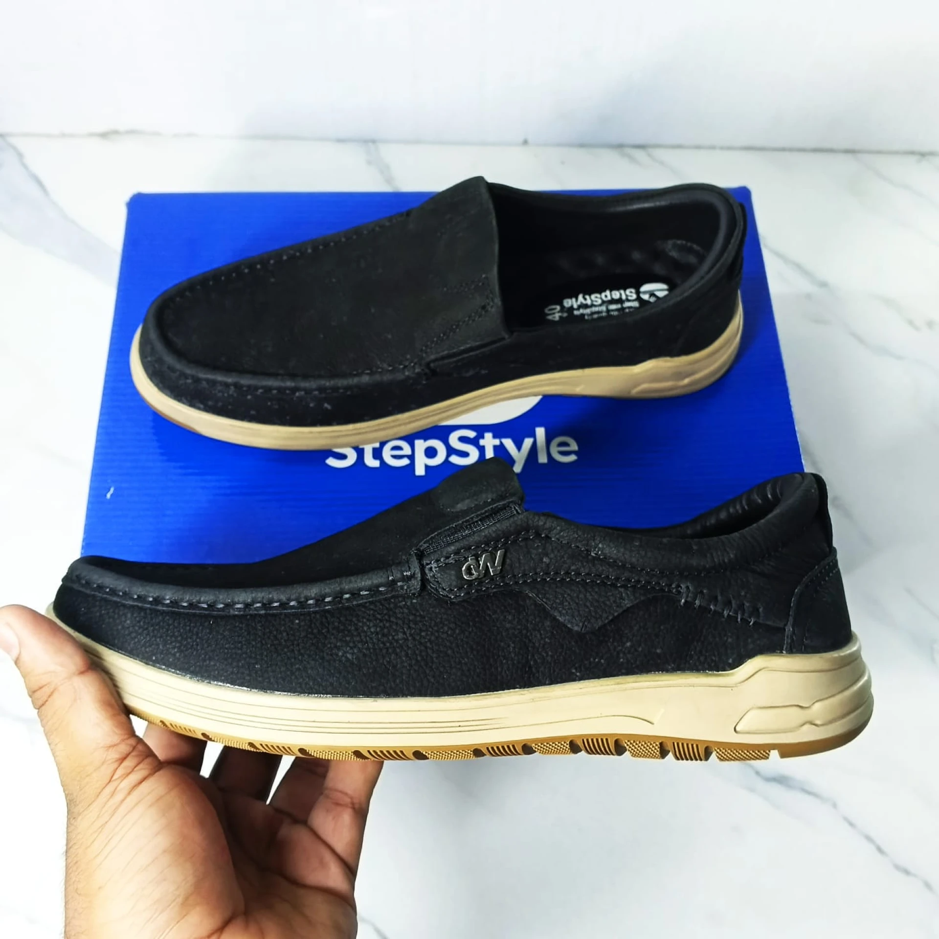 StepStyle Casual Loffer-1 Black