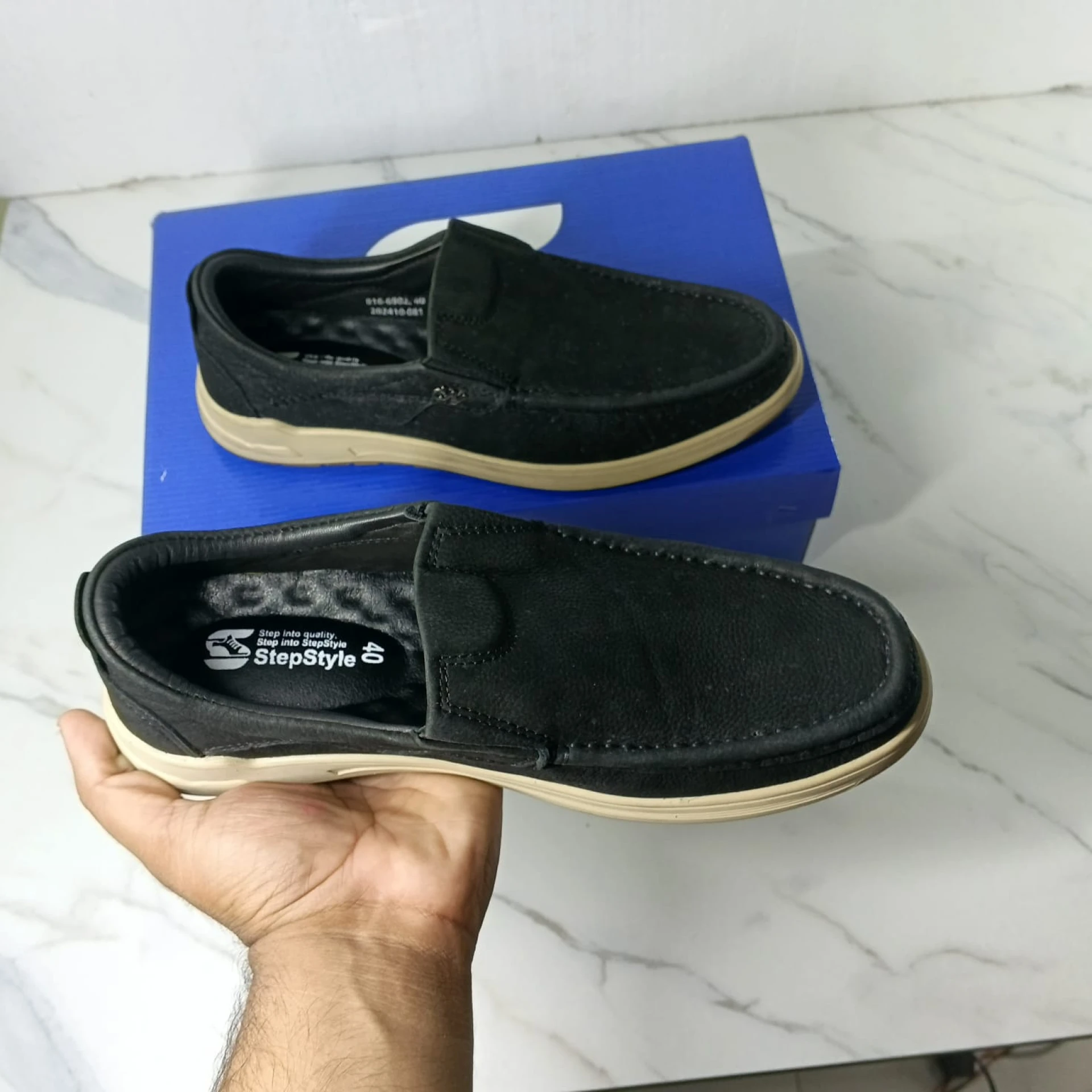 StepStyle Casual Loffer-1 Black