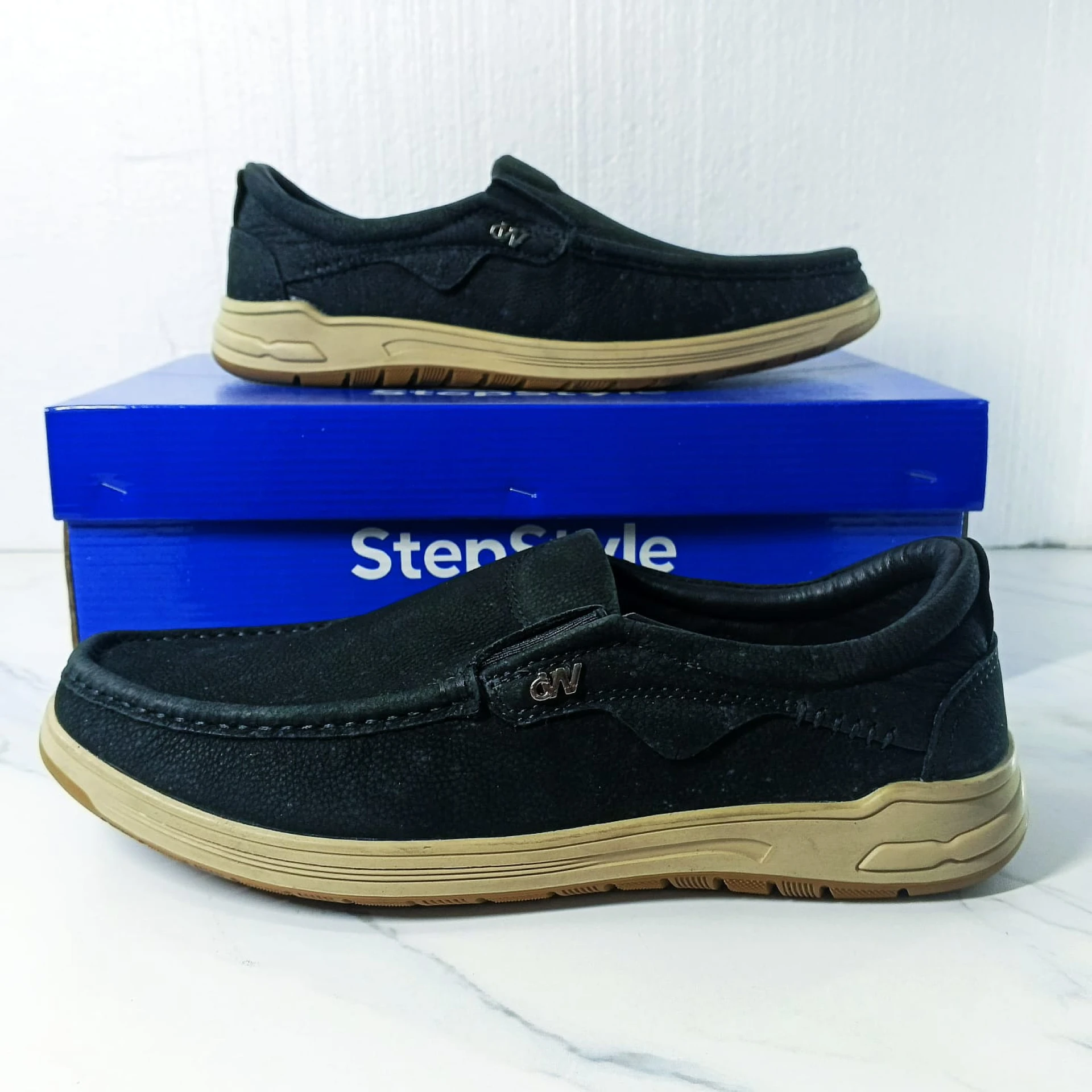 StepStyle Casual Loffer-1 Black