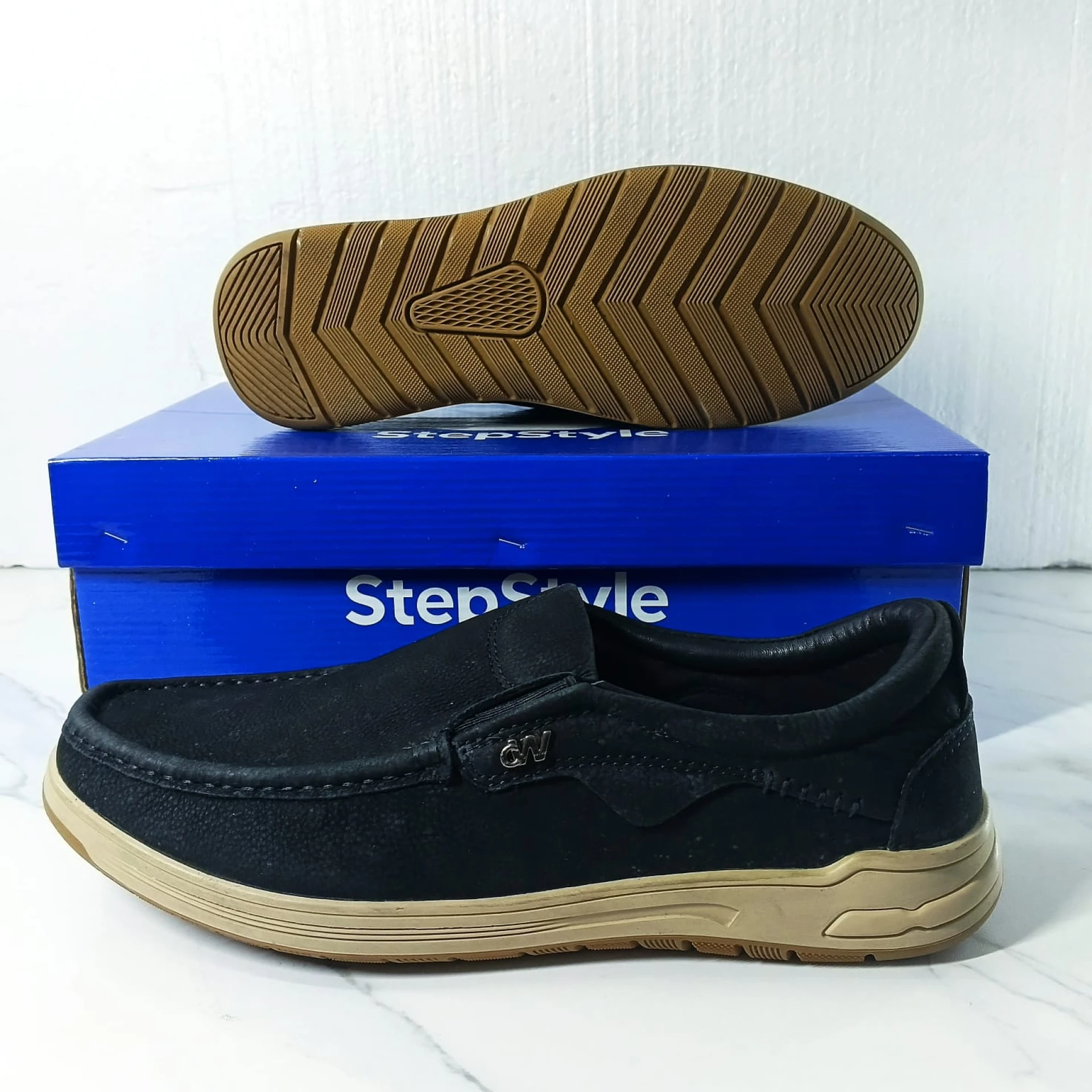 StepStyle Casual Loffer-1 Black